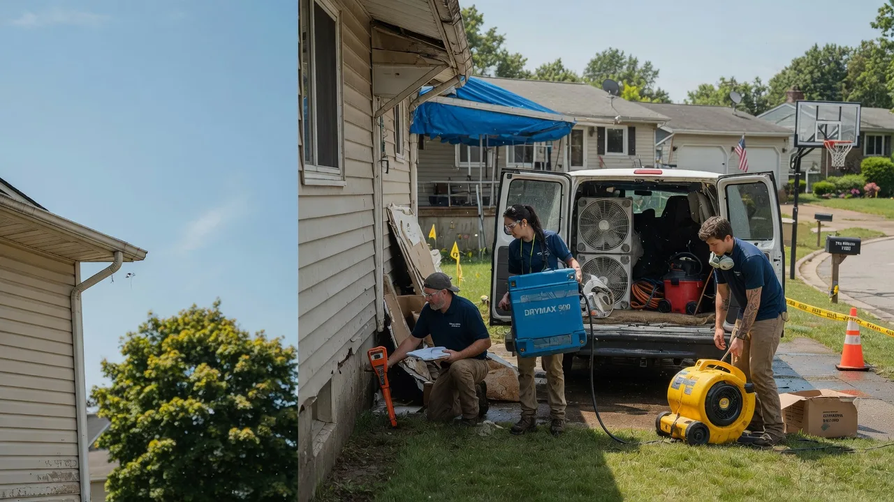 Ceiling Leak Cleanup in Columbus, OH near me